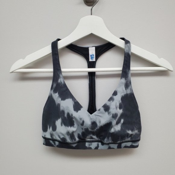 (sold) Lululemon Arise Bra Lululemon Lab, Black Gray - Picture 4 of 6